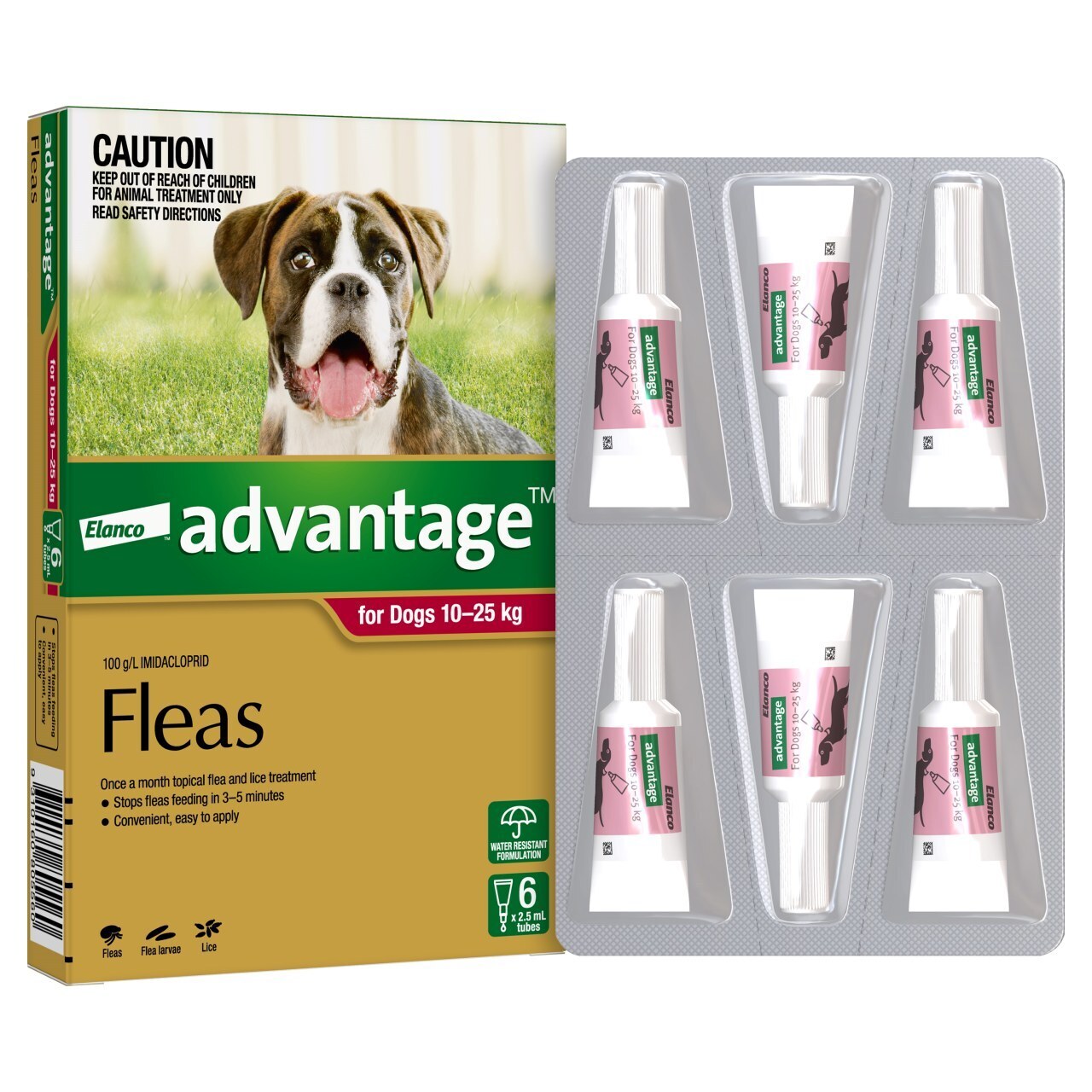 Advantage Dog 10-25kg 6 pack