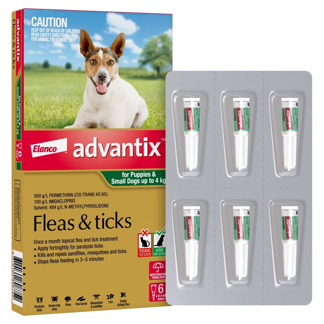 Advantix Dog up to 4kg 6 pack