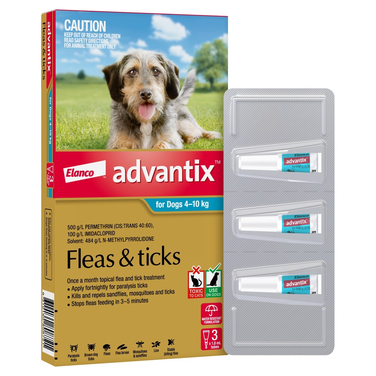 Advantix Dog 4-10kg 3 pack