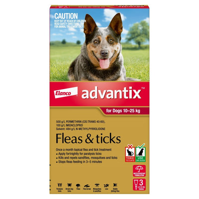 Advantix Dog 10-25kg 3 pack