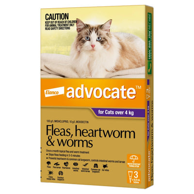 Advocate Cat Over to 4kg 3'S Advocate