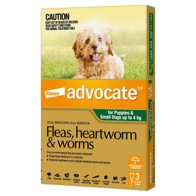 Advocate Dog up to 4kg 3'S