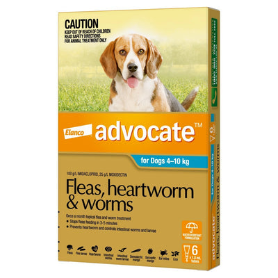 Advocate Dog 4-10kg 6's Advocate