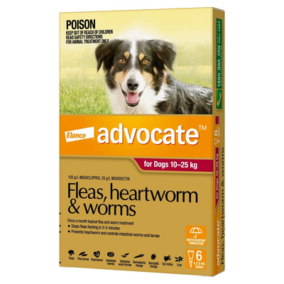 Advocate Dog 10-25kg 6's