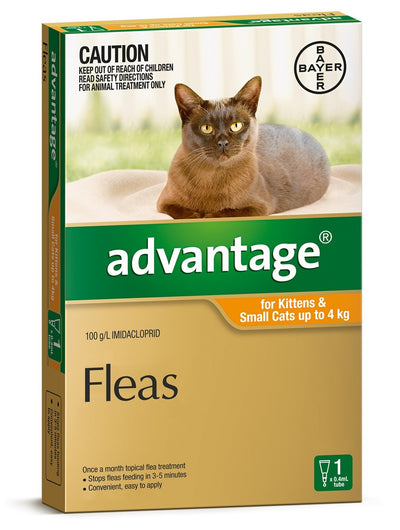 Advantage Cats Under 4kg Single