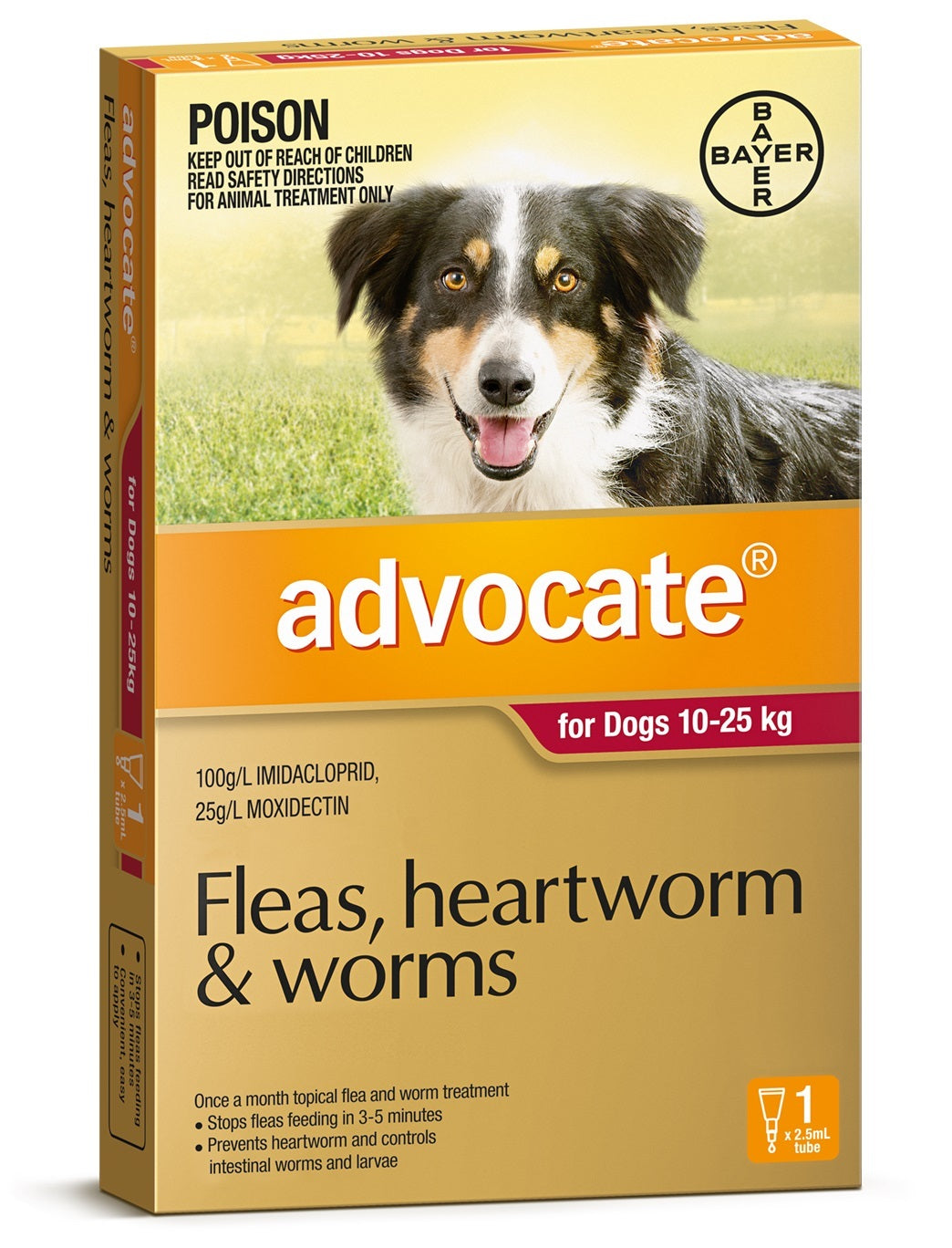 Advocate Dog 10-25kg Single Advocate