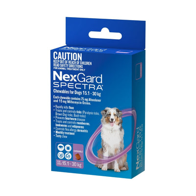 Nexgard Spectra 15.1-30KG - 3-Pack Nexgard