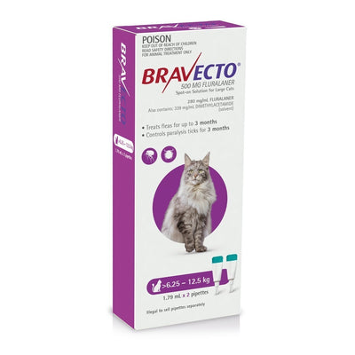 Bravecto Spot-on Cat Cat 6.25-12.5Kg 2S