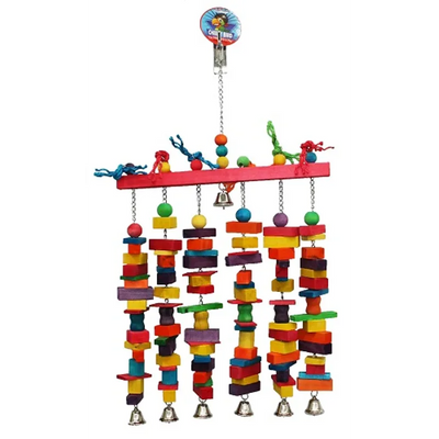 Cheeky Bird 6 Stack With Bells Jumbo Cheeky Bird