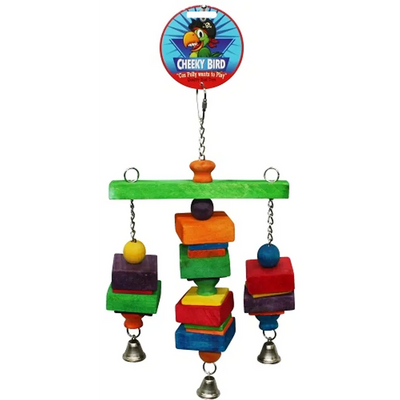 Cheeky Bird Hanging Tri-Bell Medium Cheeky Bird