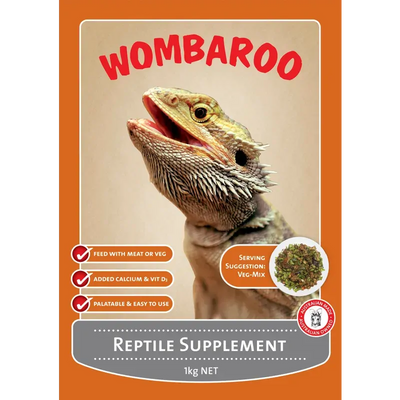 Wombaroo Reptile Supplement 1Kg Wombaroo