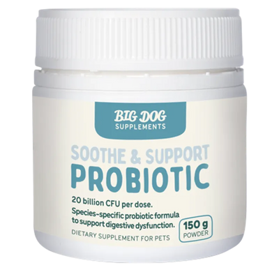 Big Dog Soothe & Support Probiotic 150G Big Dog Supplements