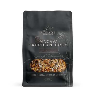 Forage Gourmet Macaw & African Grey 1Kg