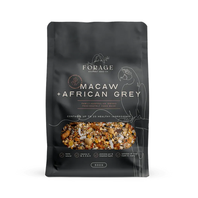 Forage Gourmet Macaw & African Grey 500G