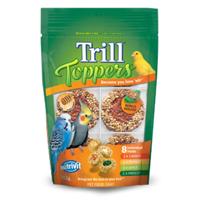 Trill Toppers Bird Treats 280G 5Pk (Om5)