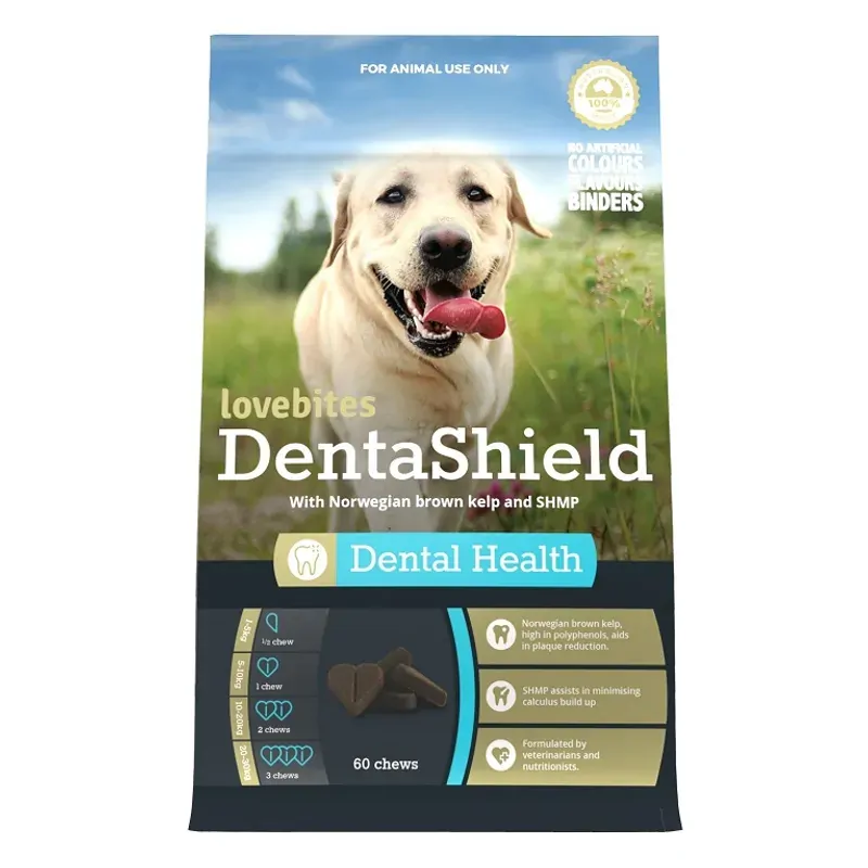 Vetafarm Lovebites Denta Shield 60 Chews