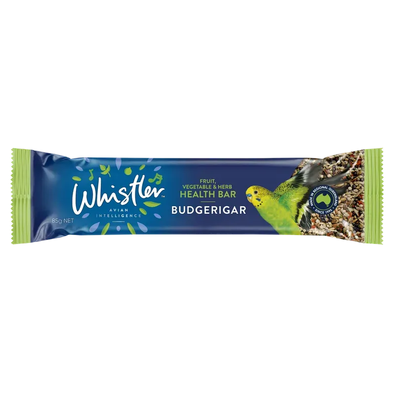 Whistler Budgie Health Bar 85G 12Pk(Om12)