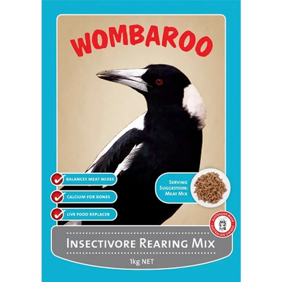 Wombaroo Insectivore Rearing Mix 1Kg Wombaroo