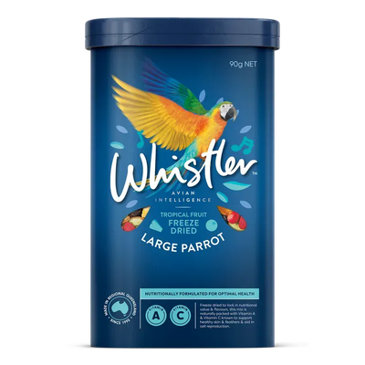 Whistler Large Parrot Freeze Dried Medley 90G 8Pk(Om8)