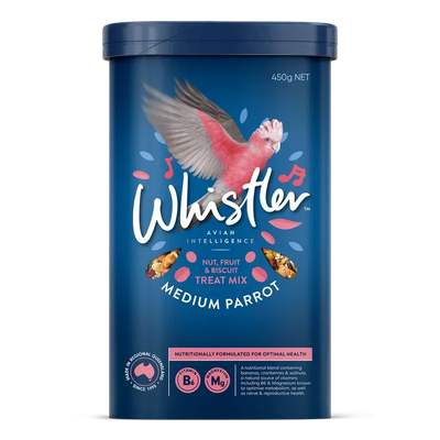 Whistler Medium Parrot Treat Mix 450G 8Pk(Om8) Whistler