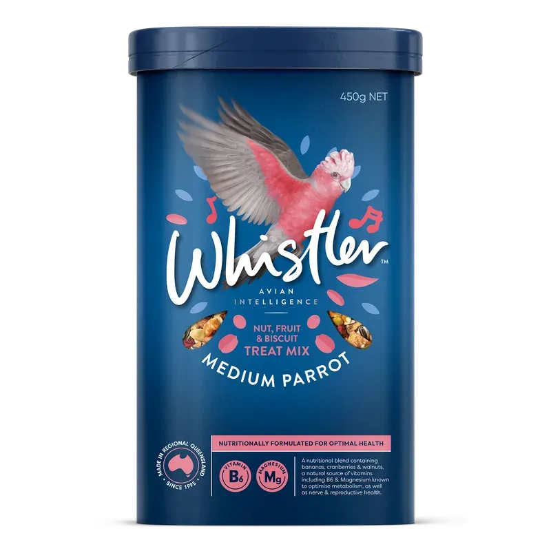 Whistler Medium Parrot Treat Mix 450G 8Pk(Om8)