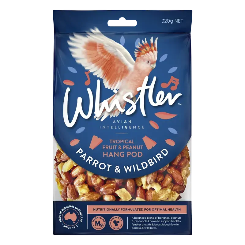 Whistler Parrot & Wildbird Pod Tropical Blend 320G 8Pk(Om8) Whistler
