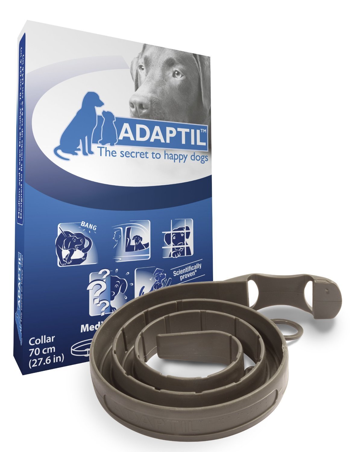Adaptil Calming Pheromones for Anxious Dogs - Collar for Dogs & Puppies - Large Adaptil