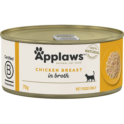 Applaws Cat Tin Chicken Breast 70G 24Pk (Om24)