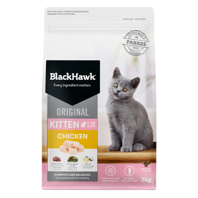 Black Hawk Kitten Chicken 2Kg Black Hawk