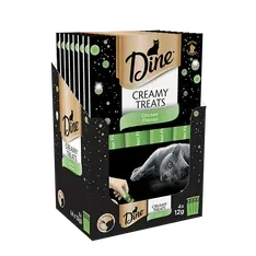 Dine Snacks Creamy Treat Chick Flavour 40G 8Pk (Om8)