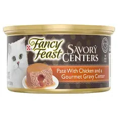 Fancy Feast Savory Center Chicken Pate 85G 24Pk(Om24)