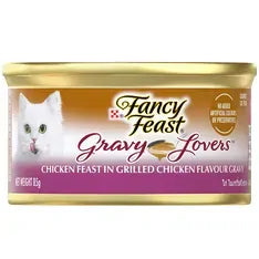 Fancy Feast Gravy Lovers Chicken 85G 24Pk (Om24)
