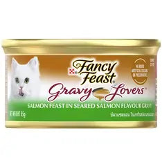 Fancy Feast Gravy Lovers Salmon 85G 24Pk (Om24)