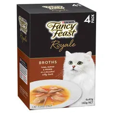 Fancy Feast Ryl Tna Surim Prwn Broth 4X40G 4Pk (Om4)