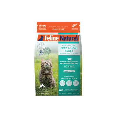 Feline Natural Grain-Free Fd Nz Beef & Hoki Feast 320G