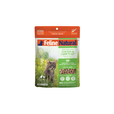 Feline Natural Grain-Free Fd Nz Chicken & Lamb Feast 100G