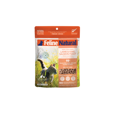 Feline Natural Fd Nz Lamb & King Salmon Feast 100G