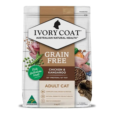 Ivory Coat Gf Adult Cat Chicken & Kangaroo 2Kg