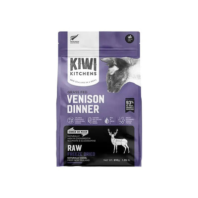 Kiwi Kitchens Freeze Dried Venison Cat Dinner 610G