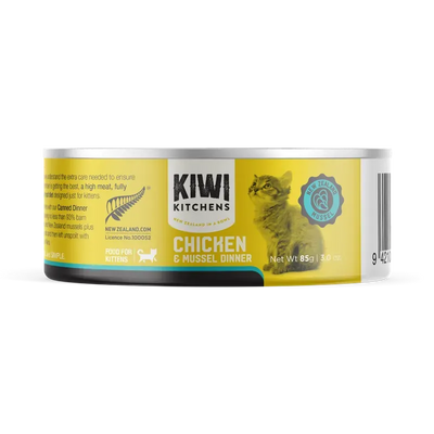Kiwi Kitchens Kitten Chicken & Mussels 85G 18Pk(Om18)