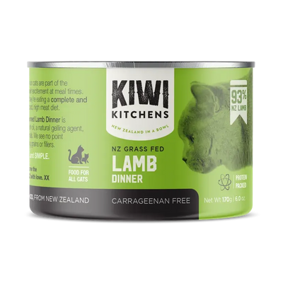 Kiwi Kitchens Cat Lamb 170G 18Pk (Om18) Kiwi Kitchens