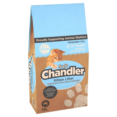 Chandler Soft Natural Kitten Litter 15L Chandler Litter