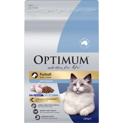Optimum Cat Furball Chicken 2.8Kg