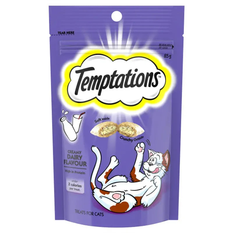 Temptations Snacks Creamy Dairy 85G 6Pack(395259)