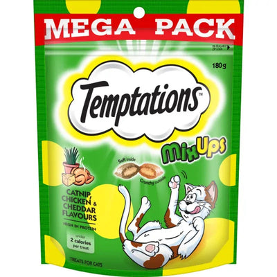 Temptations Mixups Catnip Chkn Che Mega 180G 5Pk(Om5) Temptation