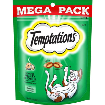 Temptations Snacks Seafood Medley 180G 5Pk(Om5) Temptation
