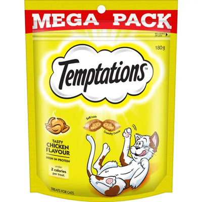 Temptations Snacks Tasty Chicken 180G 5Pk(Om5) Temptation