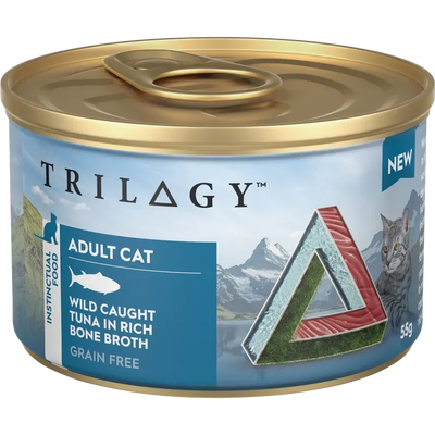 Trilogy Adult Tuna In Bone Broth 85G 24Pk (Om24)