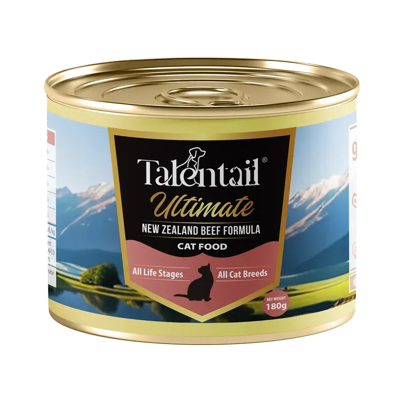 Talentail Ultimate New Zealand Beef Cat Food 180G X12 (Om12)