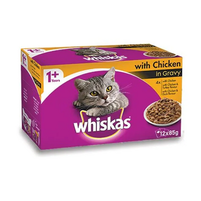 Whiskas Wet Favourites Chick Mvms 85G 1X12Pk Whiskas